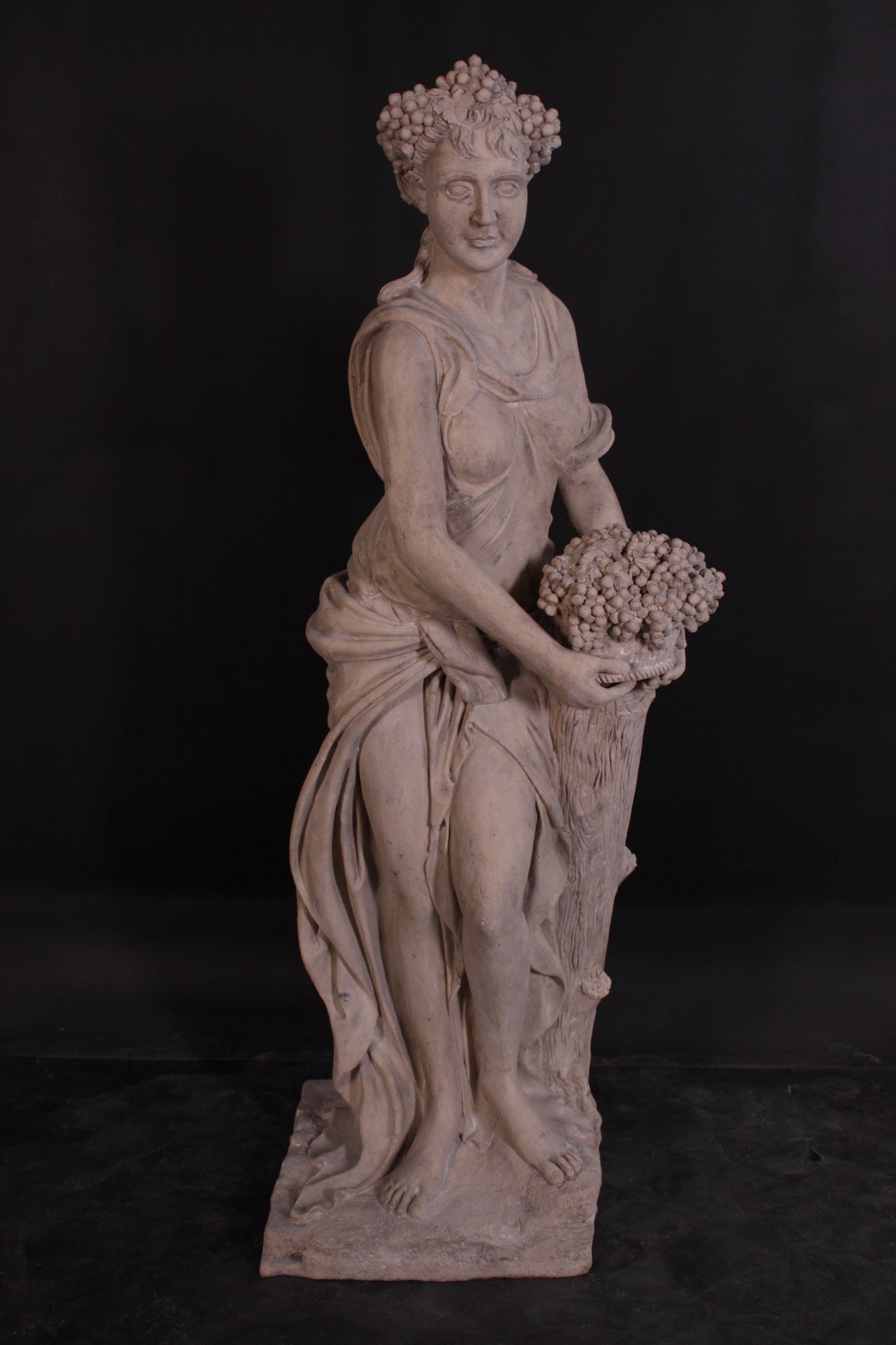 The Designer's Courtyard Collection | Autumn Roman Stone Garden Statue