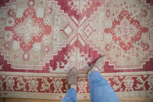 5x9 Vintage Distressed Oushak Carpet