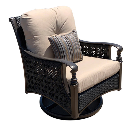 Monterey All-Weather Swivel Rocking Club Chair