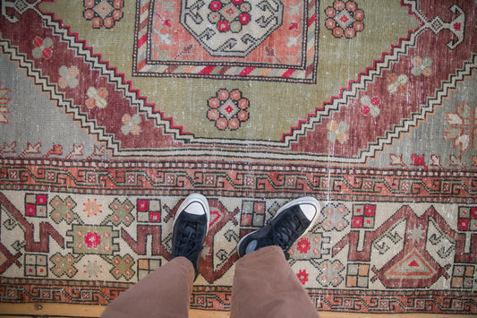 5.5x8.5 Vintage Distressed Oushak Carpet