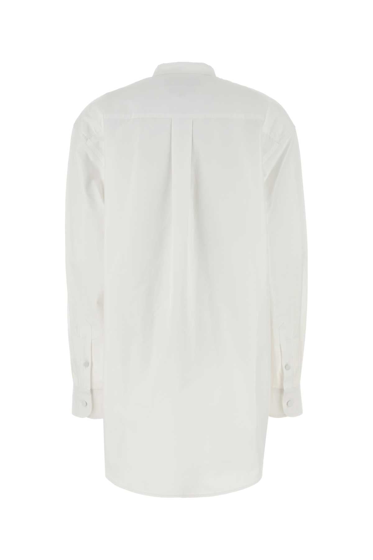 Gucci White Cotton Poplin Tailored Shirt