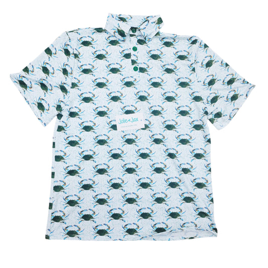 Green Crab Polo Adult Shirt