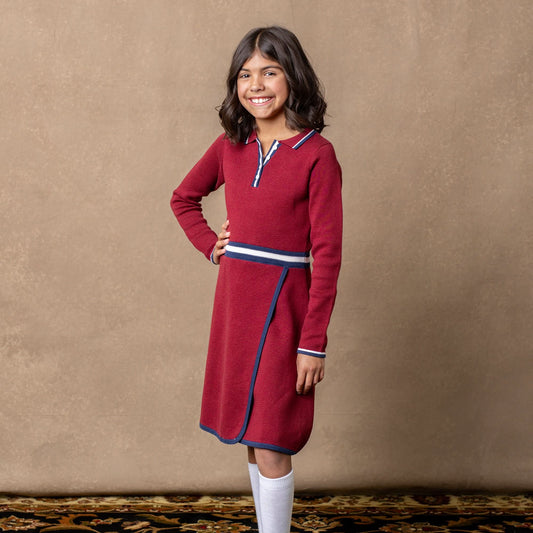 Organic Henley Sweater Dress - Baby