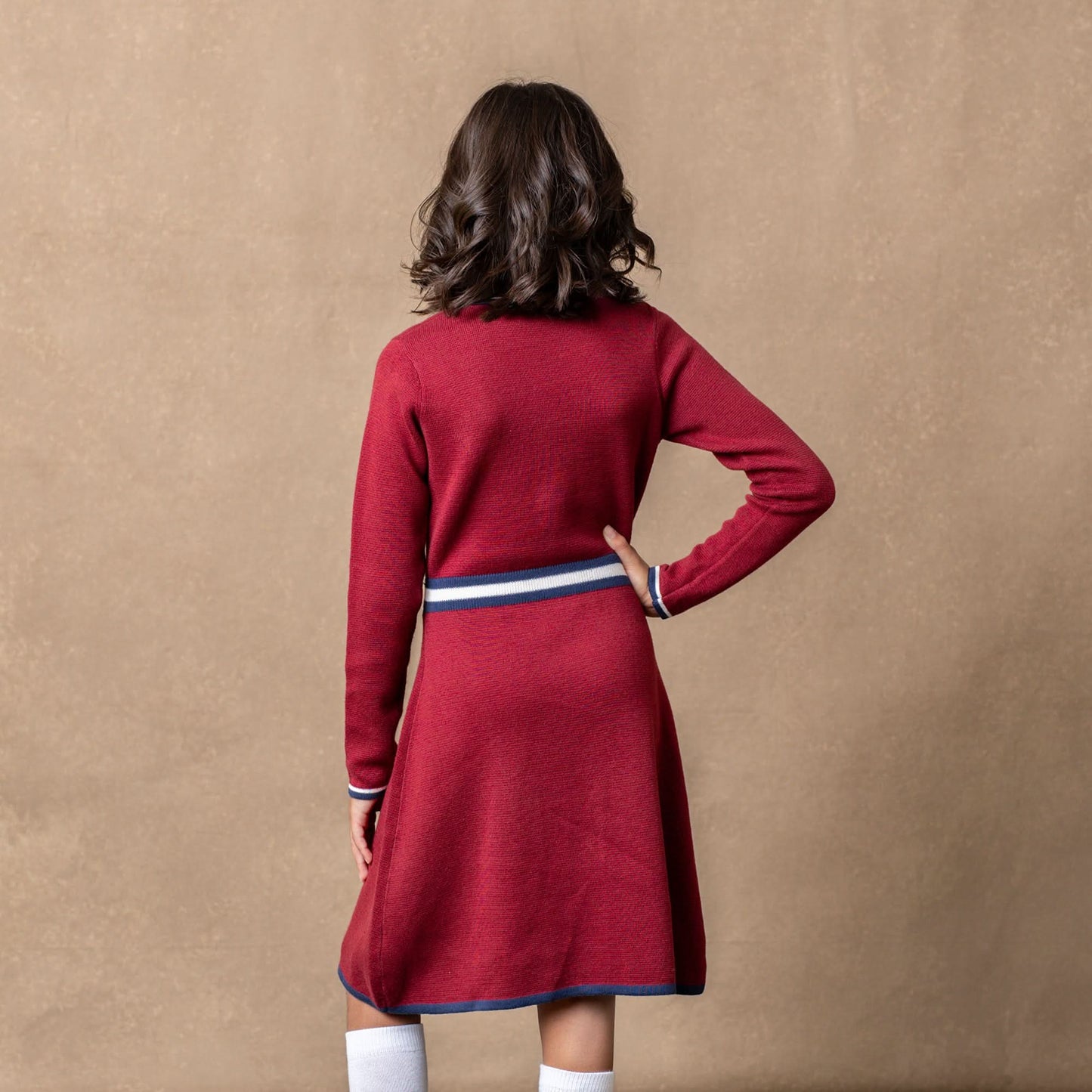 Organic Henley Sweater Dress - Baby