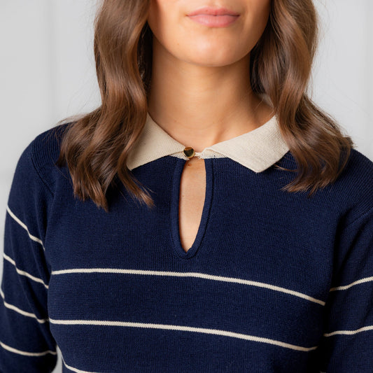 Organic Collared Sweater Dress