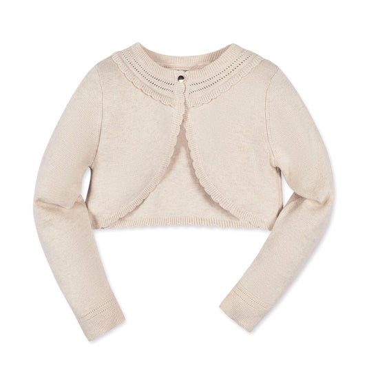 Organic Cotton Neutral Cropped Special Cardigan