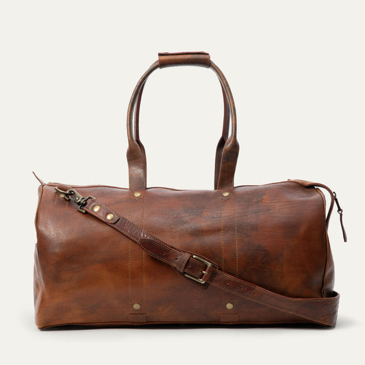 The Ashbourne Italian Leather Expedition Duffle Bag