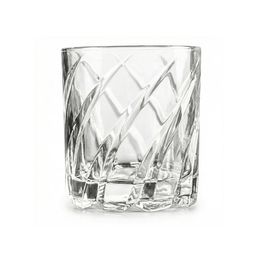 Uptown Bar Set of 4 - 10oz. Spinning Double Old Fashioned Glasses