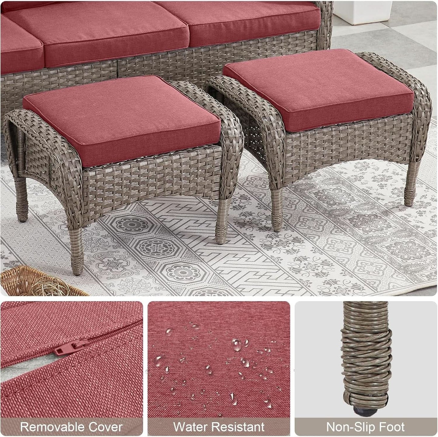 The Heritage Estate Outdoor Fire Pit Conversation Set