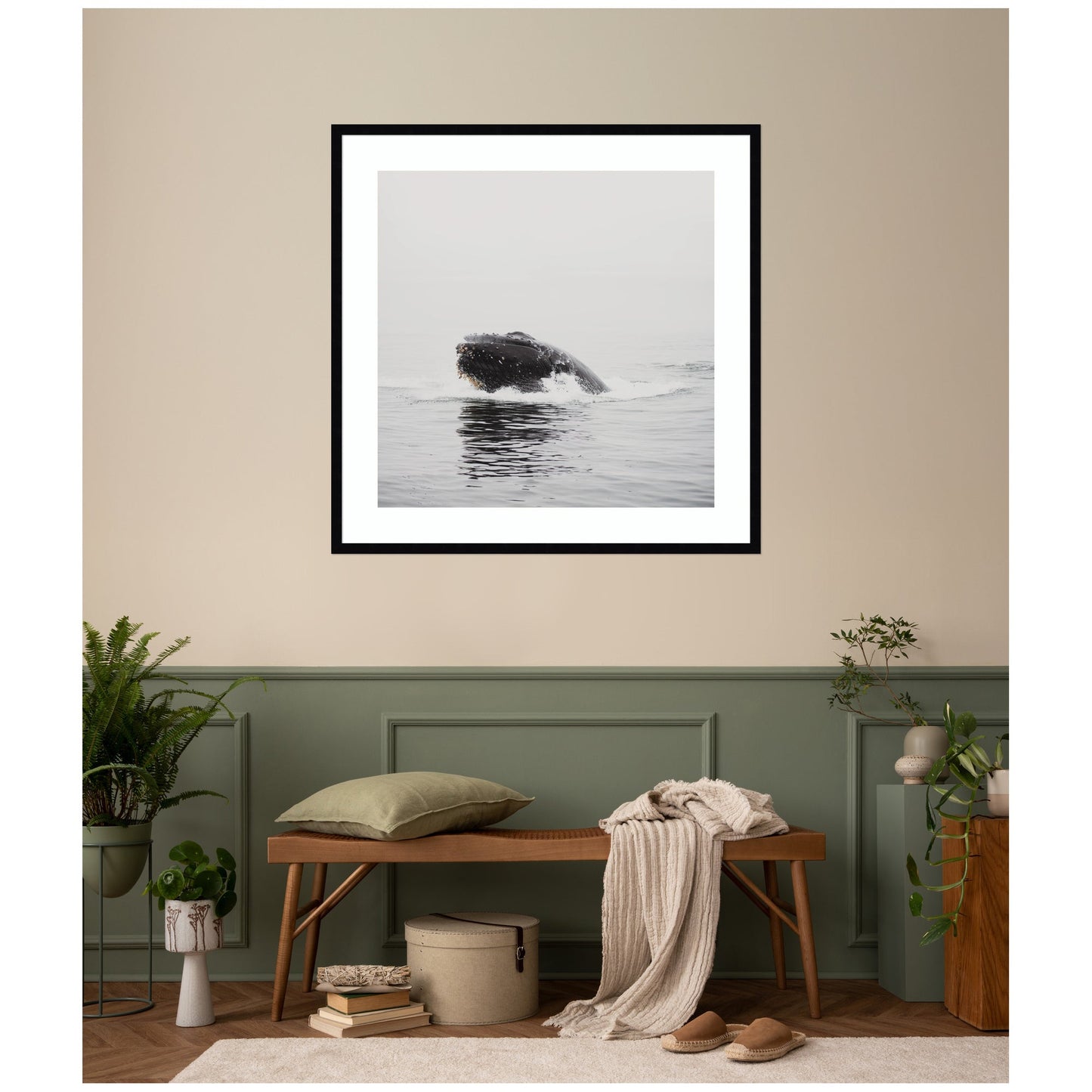Humpback Whale No. 4 by Laura Evans Framed Wall Art Print