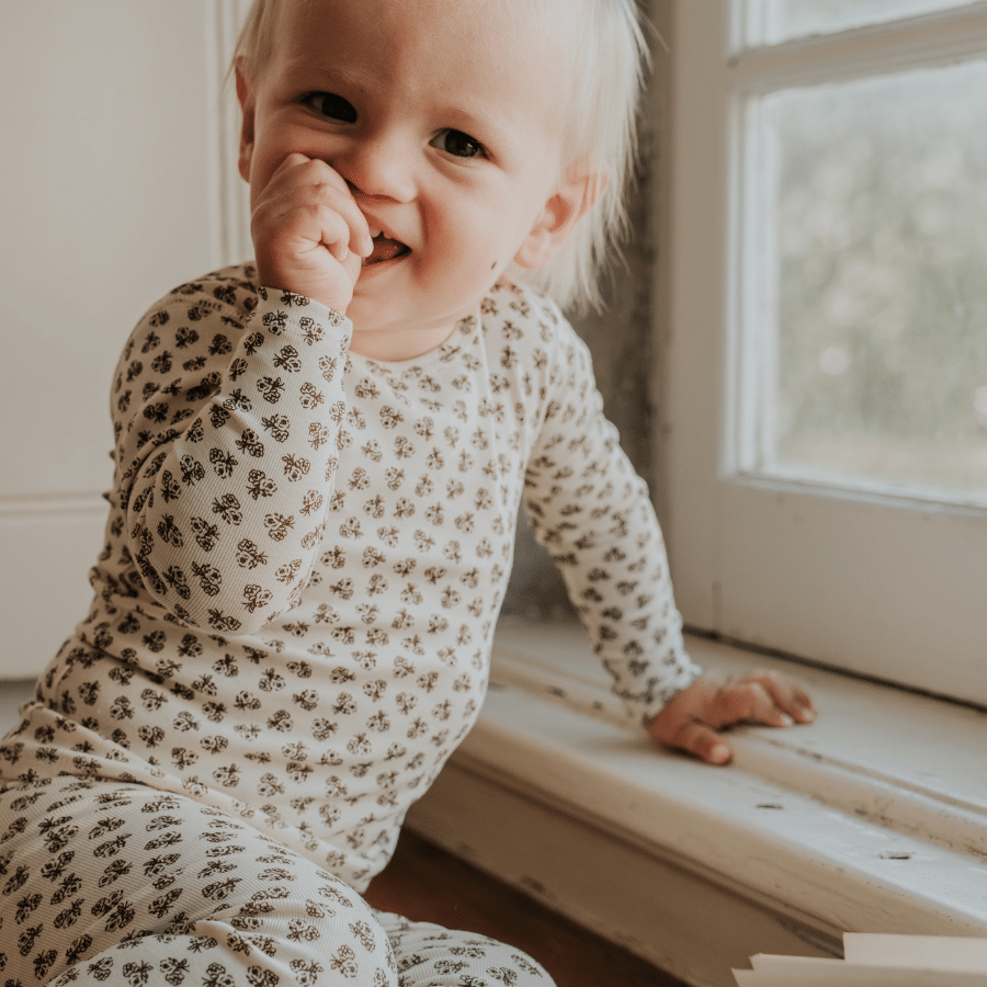 The Baby Jacket - Neutral Floral
