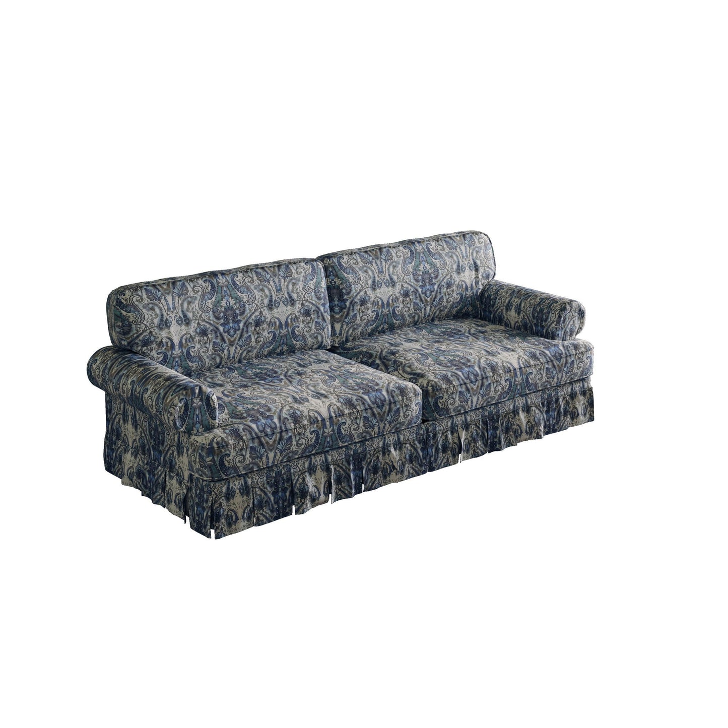 The Devon Slipcovered Rolled Arm Sofa