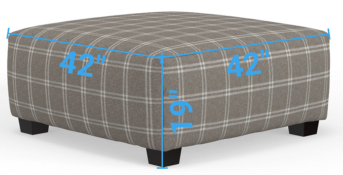 The Magnolia Mink Cocktail Ottoman