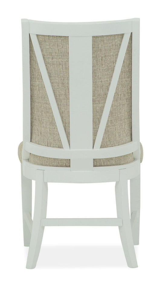 Heron Cove - Upholstered Host Side Chair (Set of 2) - Dark Brown