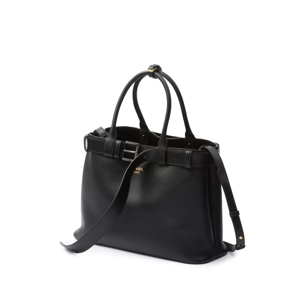 Prada Leather Tote Bag – Black