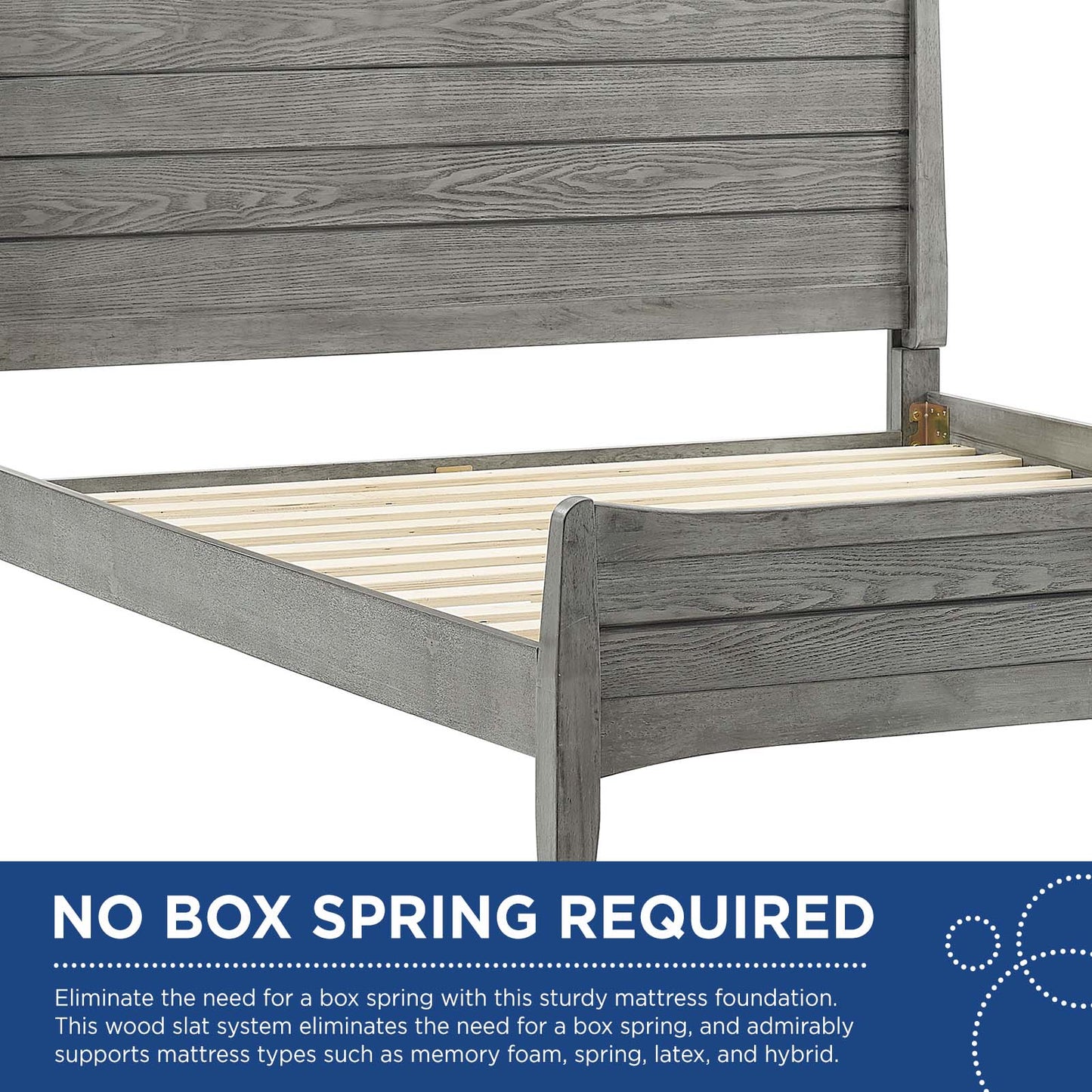 Georgia Wood Queen Platform Bed by Modway