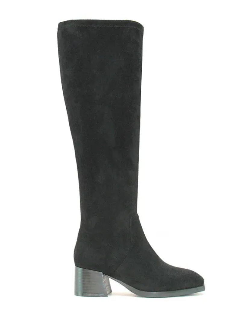 Over-the-Knee Suede Martin Boots