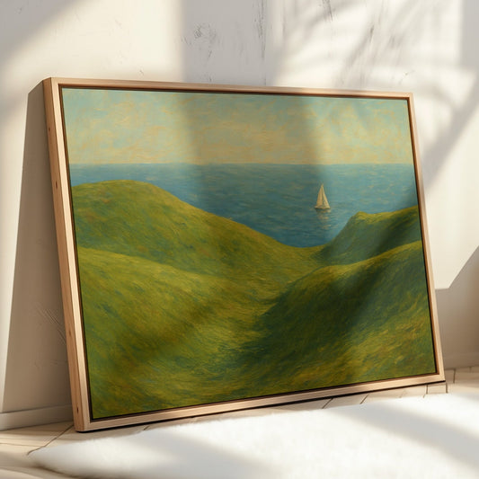 Beyond the Green Hills Coastal Landscape