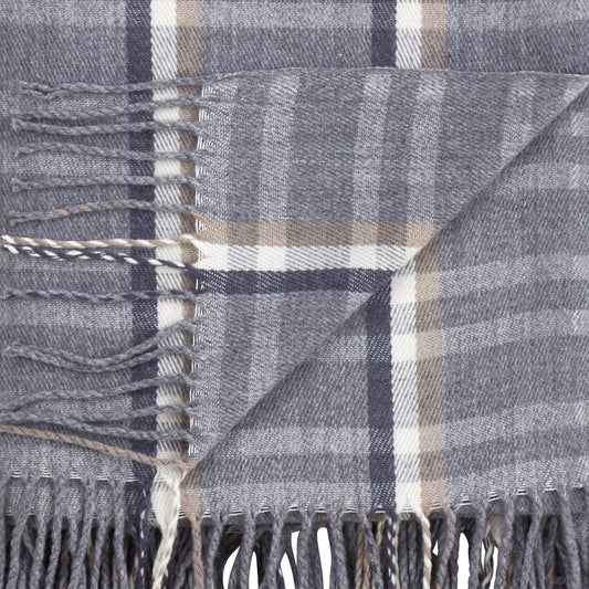 The Braemar Plaid Fringed Throw