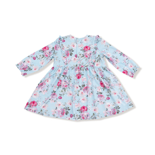 Charlotte Floral - Ruffle Long Sleeve Dress + Legging
