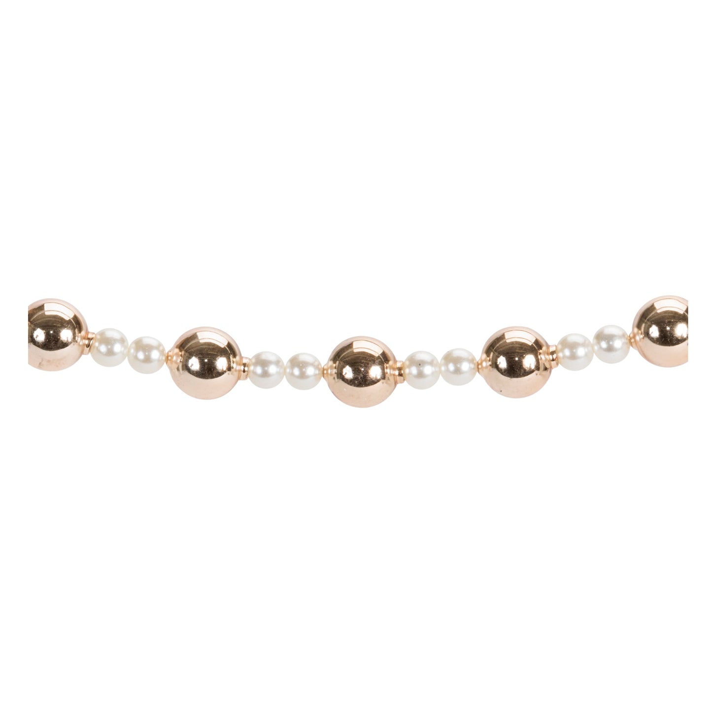 Pearl and Glass Ball Garland 32"
