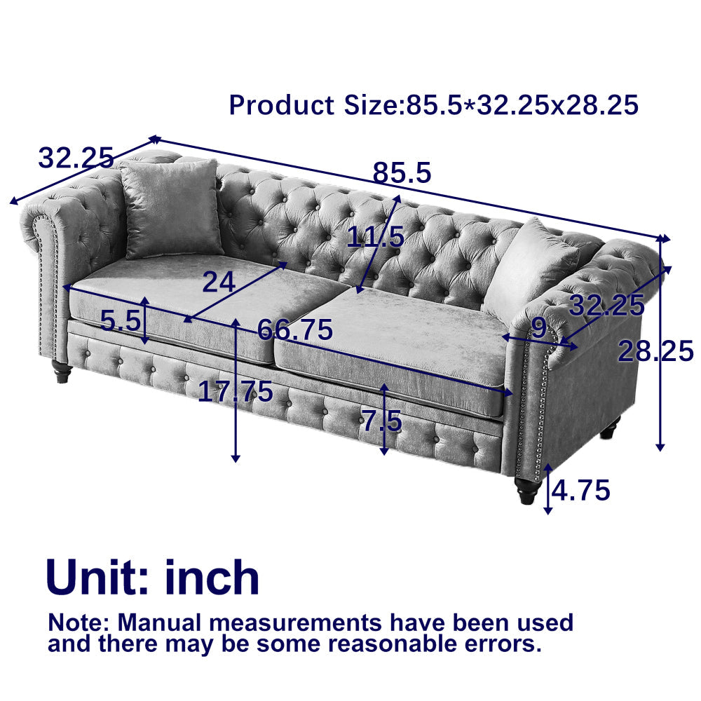Hawthorne Chesterfield Sofa | Performance Upholstered Sofa | Coastal Library Collection | Bay & Bridle