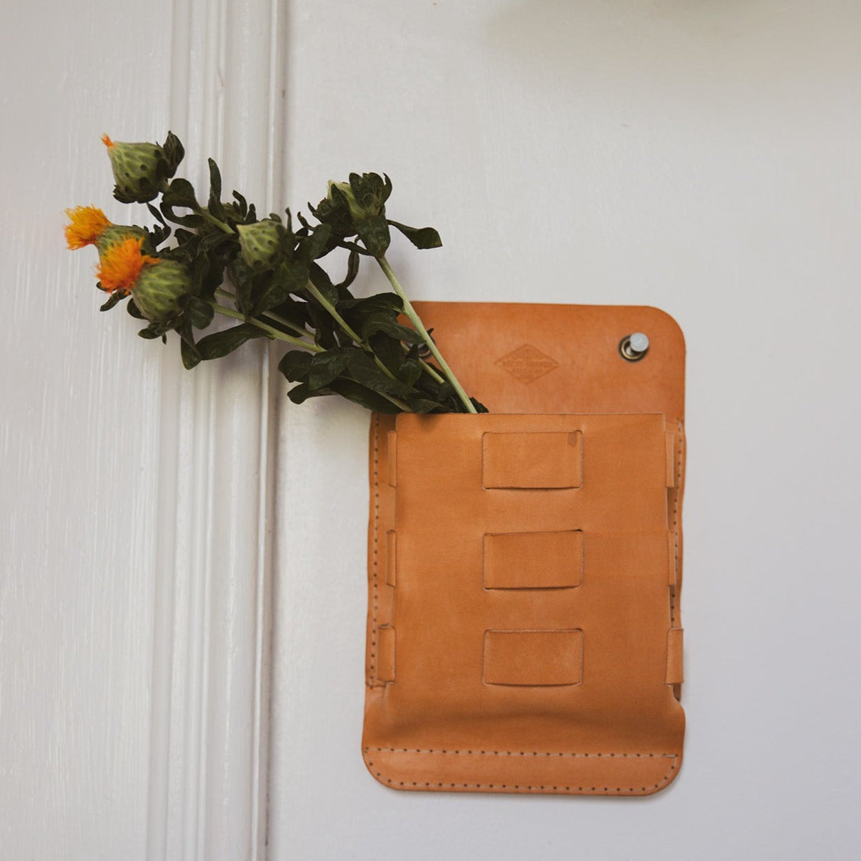 Leather Wall Pocket - USA Made