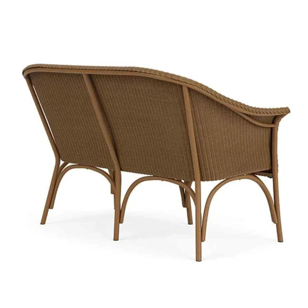 All Seasons Settee Sunbrella Cushion Wicker Outdoor
