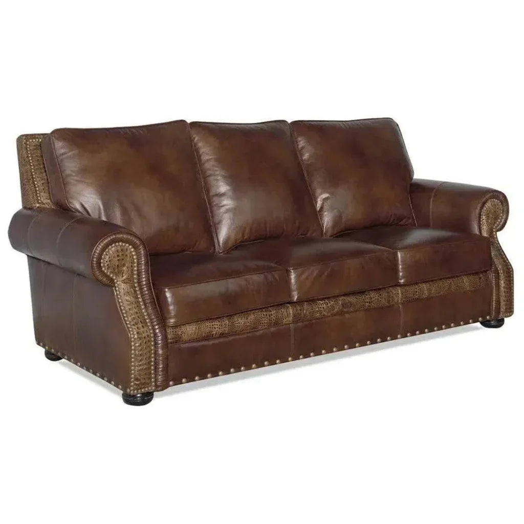 Appalachian Dream - Mountain Custom Made Leather Sofa