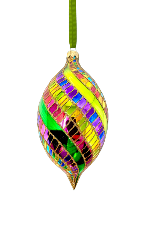 Big Money Spinner Glass Ornament