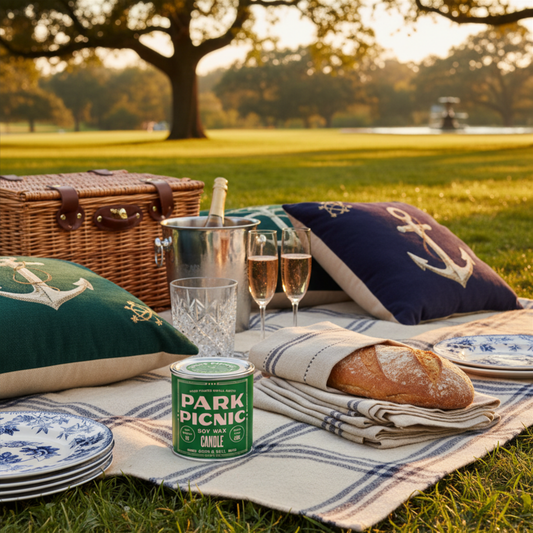 Park Picnic Luxury Soy Candle - Bright Citrus & Berry Candle | Bay & Bridle