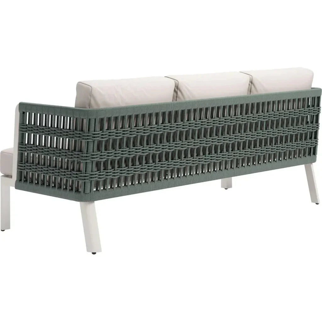 Bridgehampton White Sofa Washable Cushion