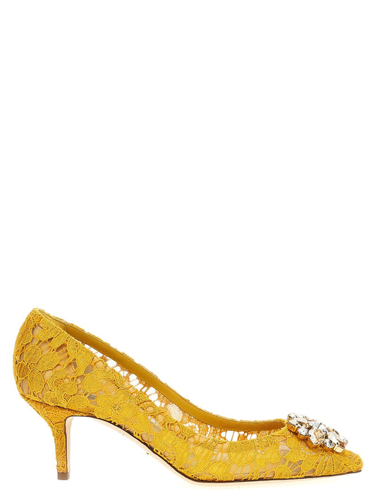 Dolce & Gabbana Bellucci Crystal Lace Pumps