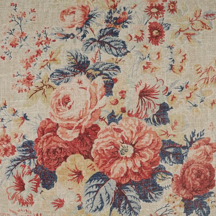 Charleville Red Throw Pillow
