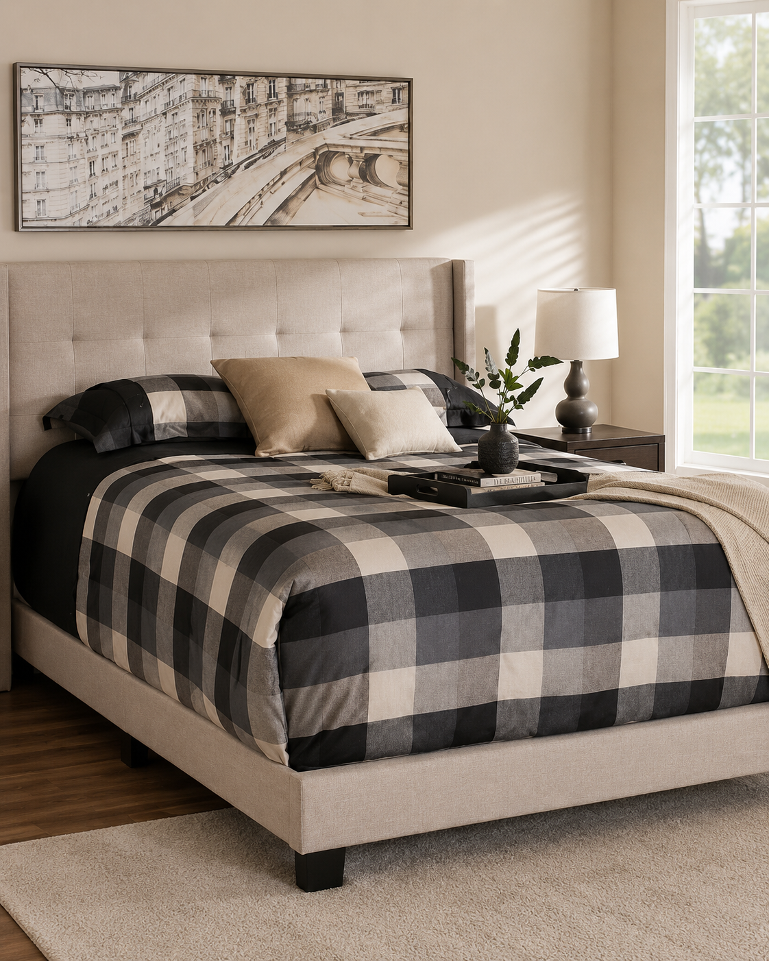 Bay & Bridle Langford Upholstered King Platform Bed