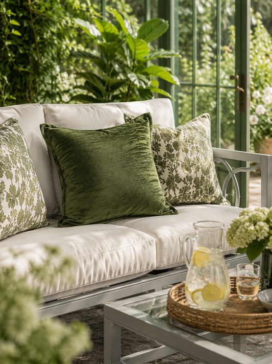 The Woodland Velvet Accent Pillow