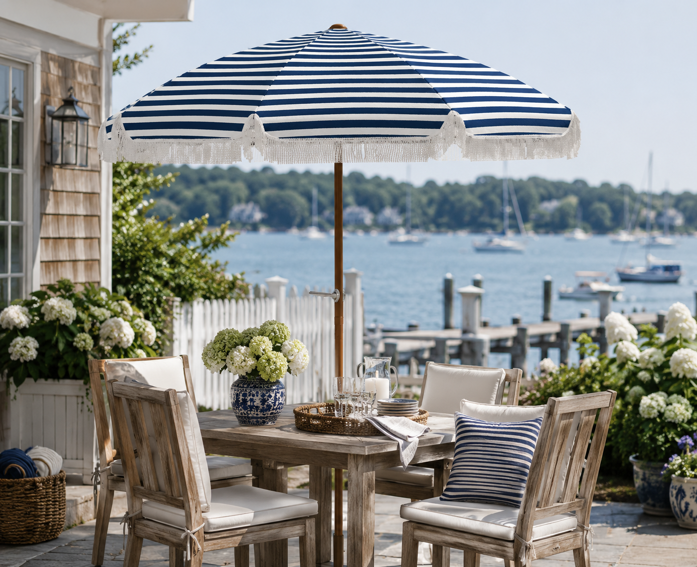 The Nantucket Fringe Market Umbrella