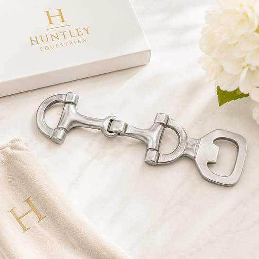 Huntley Equestrian D Bit Designed Bottle Opener, Silver