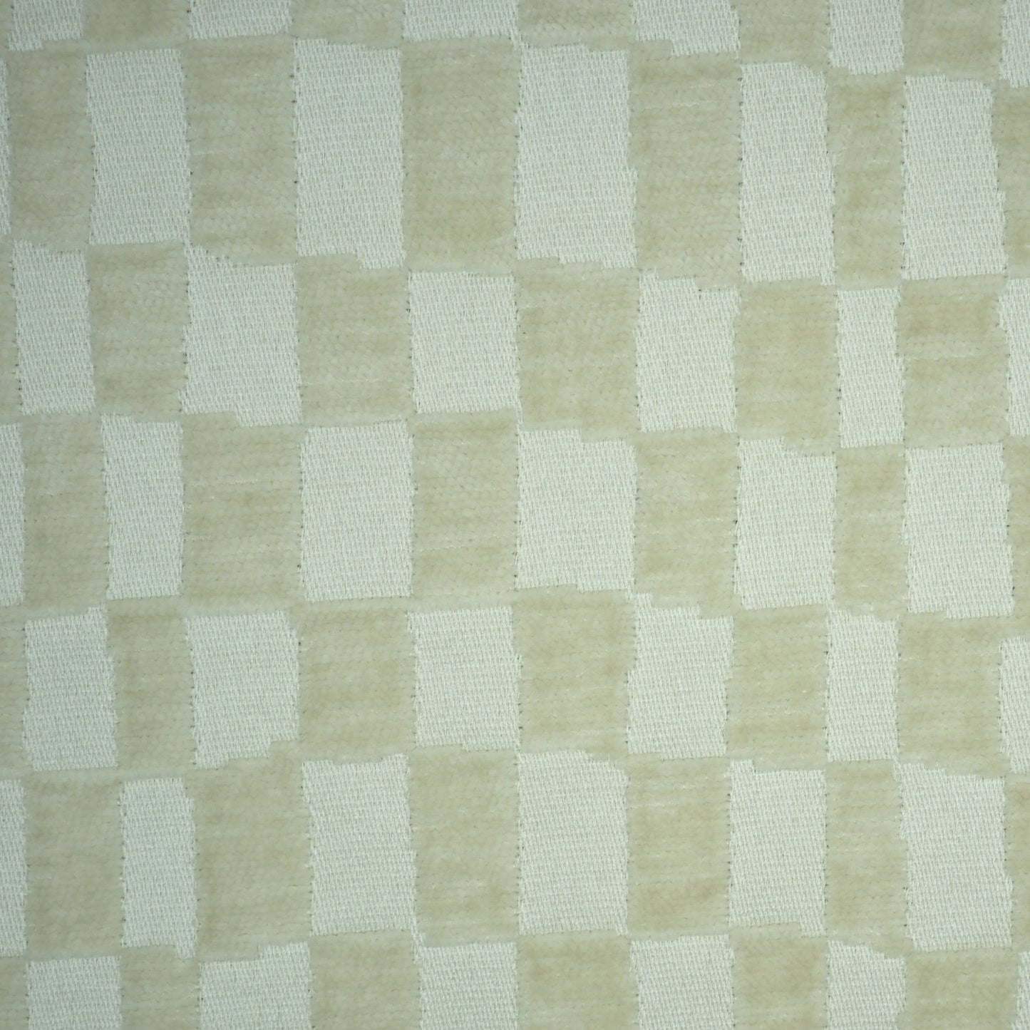 CHECKMATE - CHECKERED DESIGN CHENILLE UPHOLSTERY FABRIC