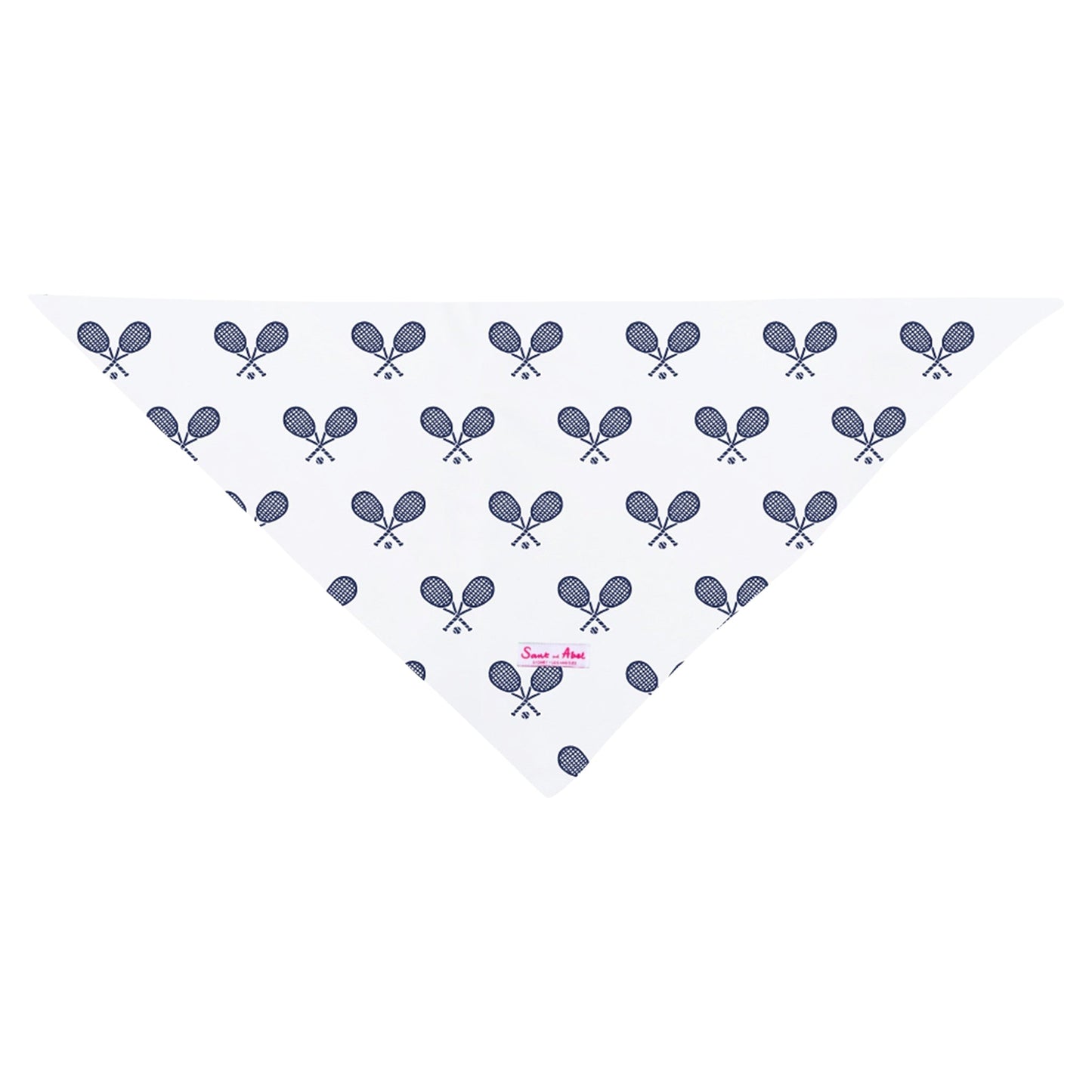 Dog Tennis Navy Bandana