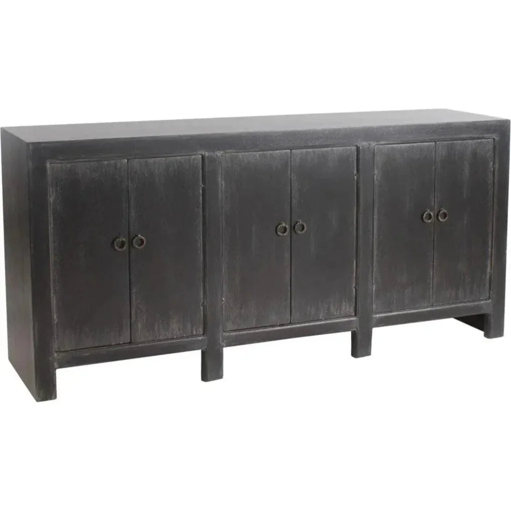Campana Distressed Black Sideboard