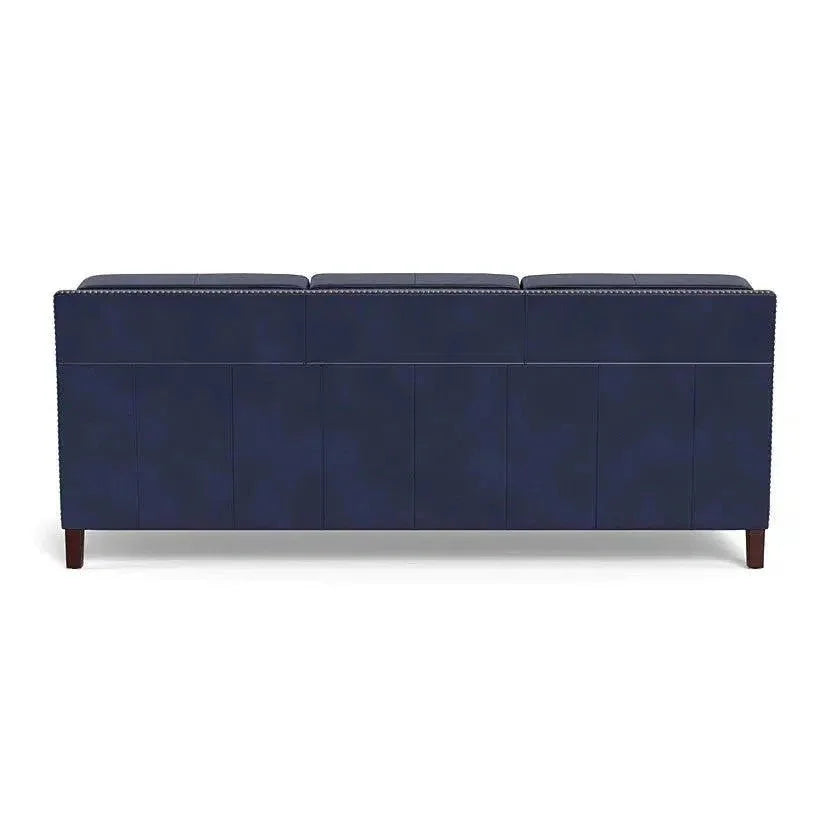 Elegant Leather Sofa American Crafted