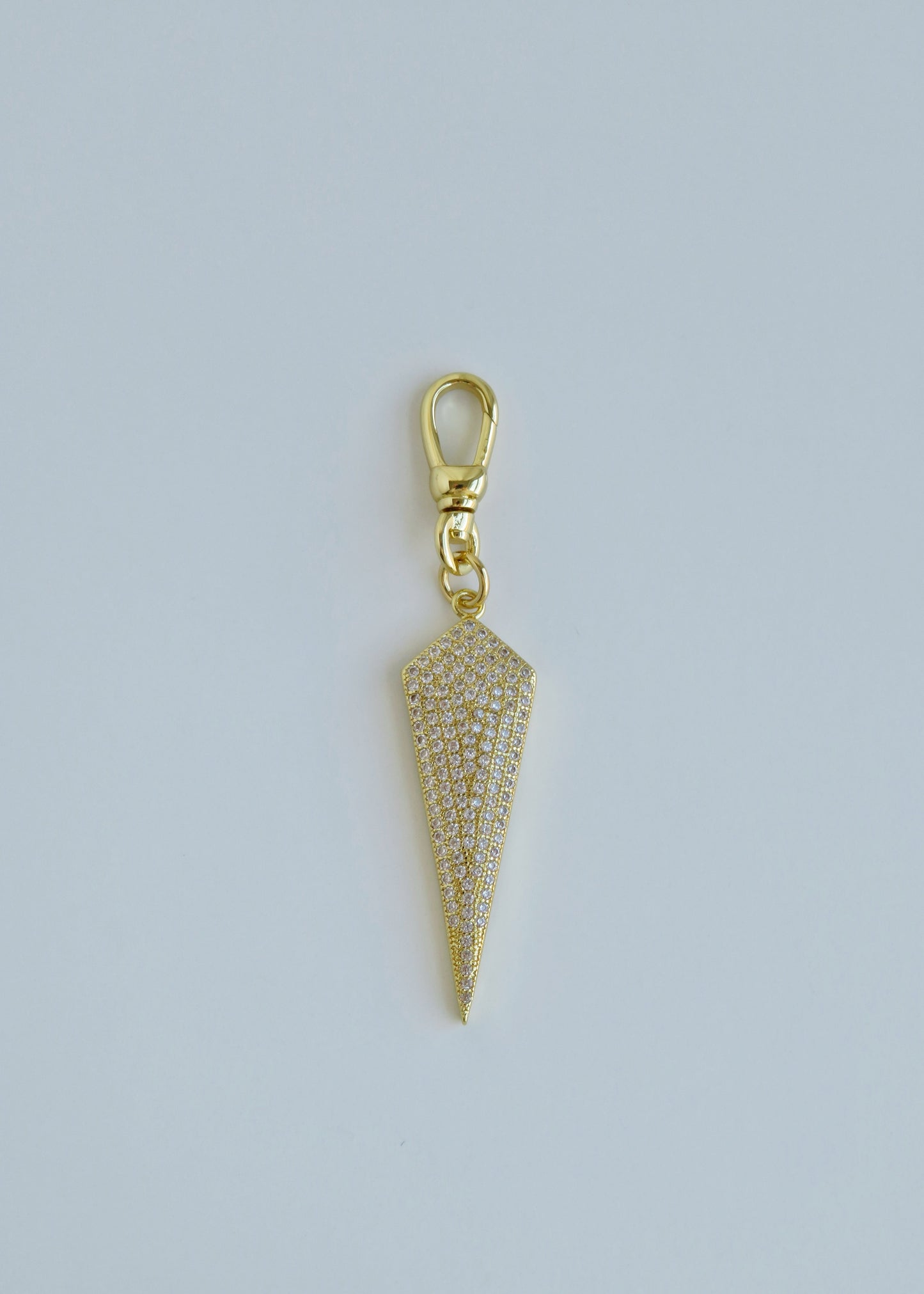 Diamond Arrowhead Pendant with Swivel Clasp