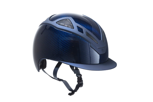 The Suomy Apex Luxury Riding Helmet – Full Carbon Blue Glossy