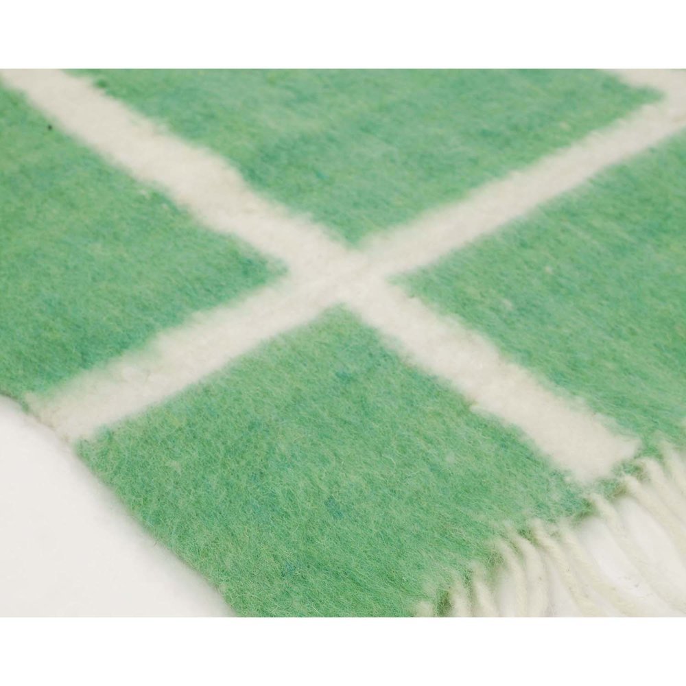 The Momos Grid Handwoven Wool Blanket