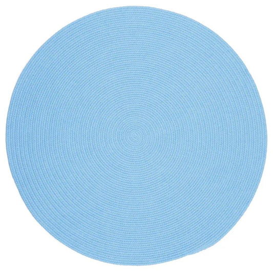 Happy Braids Braided Round Reversible Area Rugs