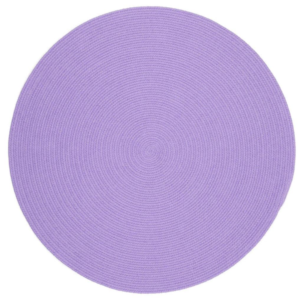 Happy Braids Braided Round Reversible Area Rugs