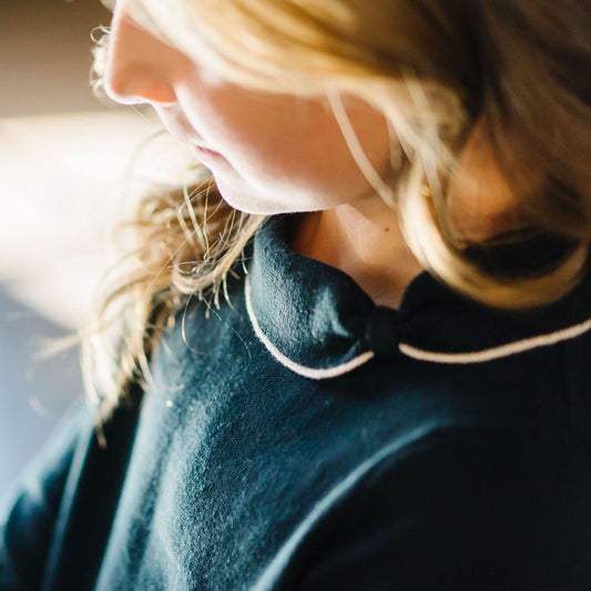 Ruffle Cuff Collar Sweater