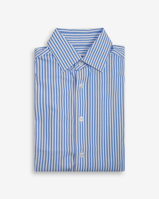 Appaman - Standard Stretch Shirt, Blue Pinstripe