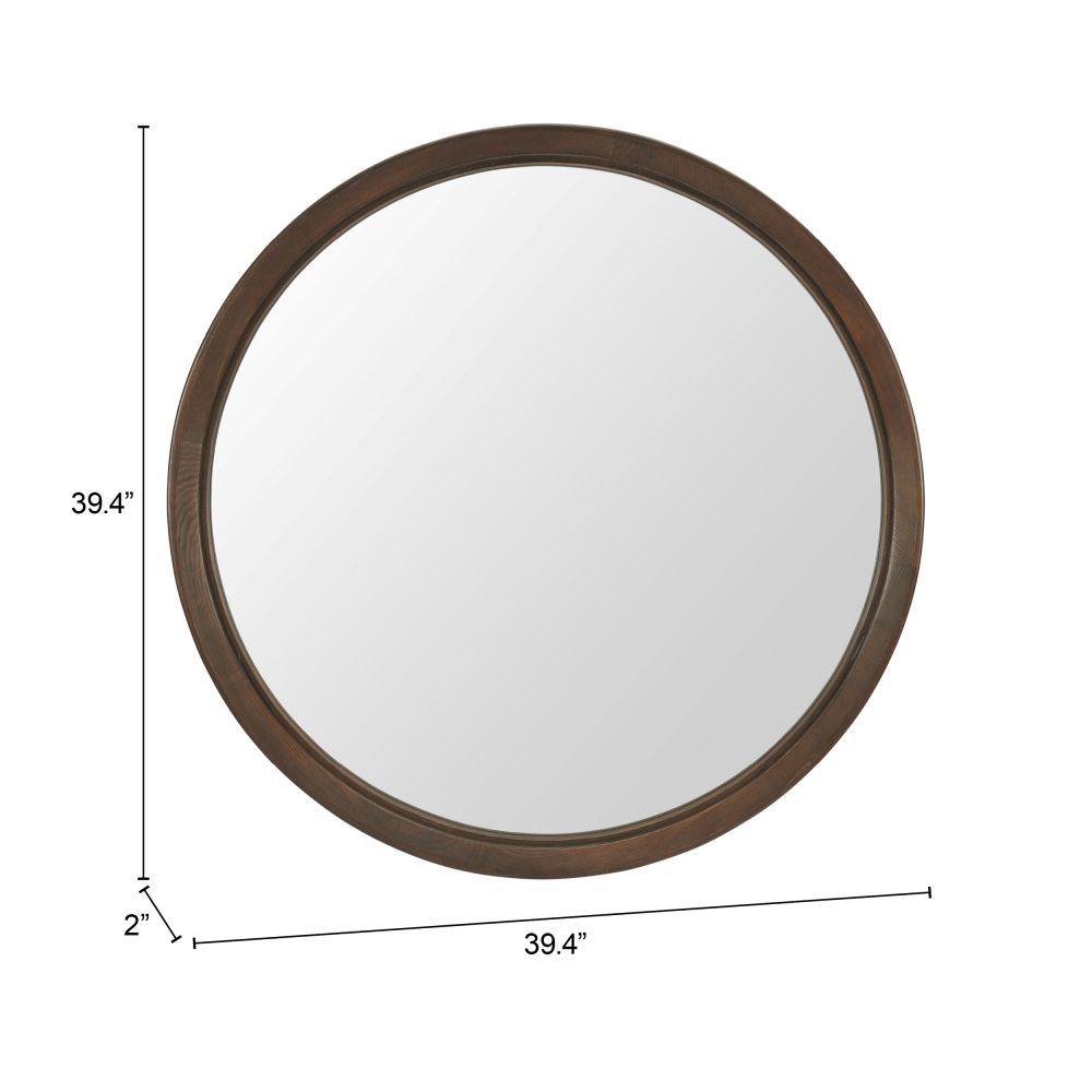 Inikas Wood Frame Wall Mirror
